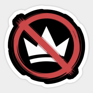 No-kings-in-america Sticker